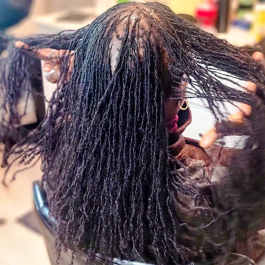 Micro Locs Installation 5